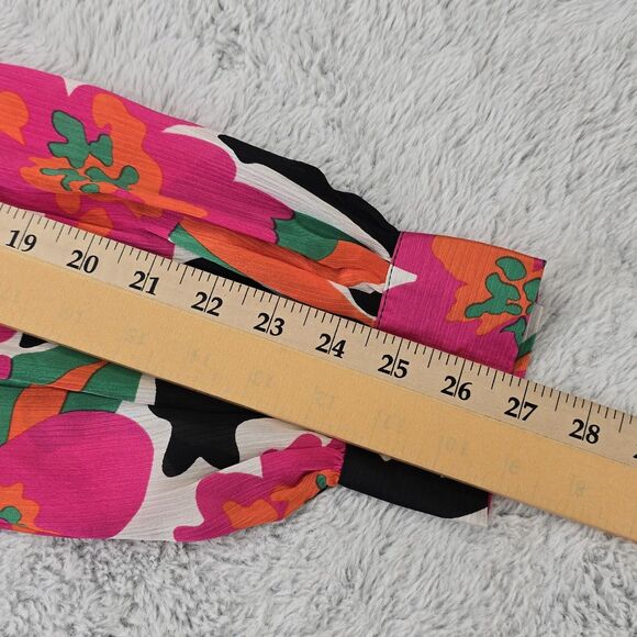 Anthropologie Azel Hazel Haze Blouse size M Floral Feminine - Picture 10 of 14